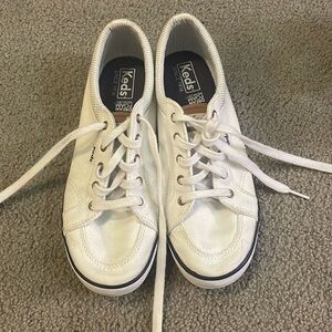 White Keds Memory Foam Tennis Shoes